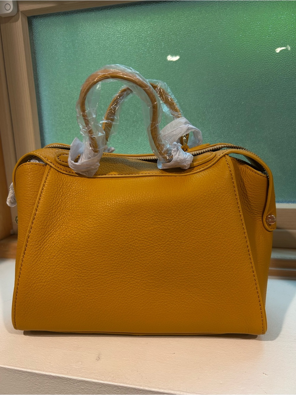 Talbots PEBBLED LEATHER SATCHEL BAG